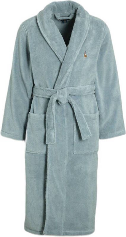 POLO Ralph Lauren badstof badjas lichtblauw