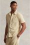 POLO Ralph Lauren badstof regular fit overhemd met textuur spring beige - Thumbnail 1