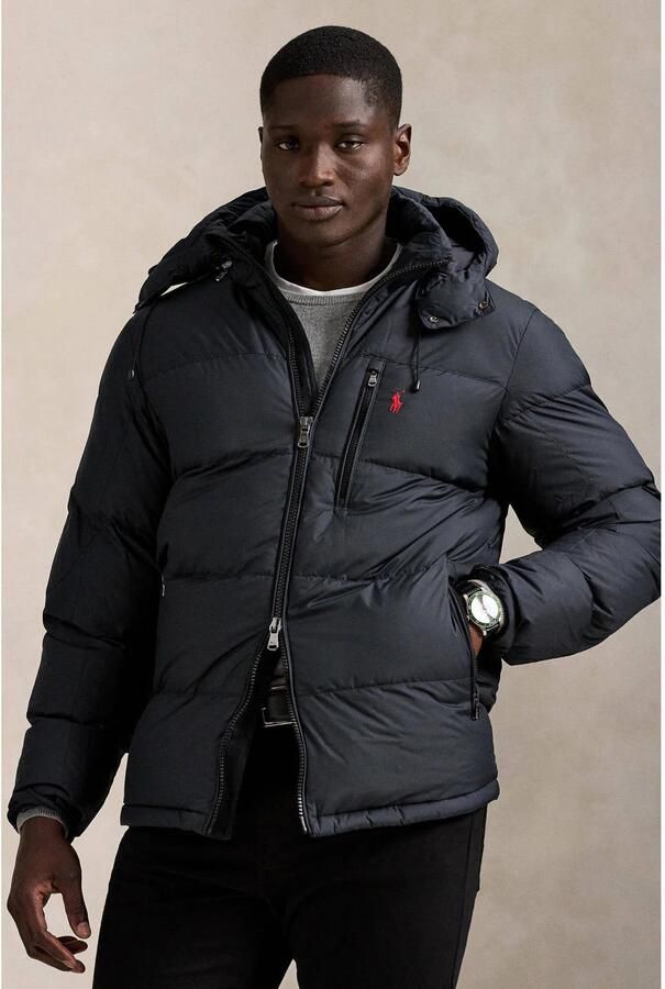 POLO Ralph Lauren Big & Tall gewatteerde jas zwart
