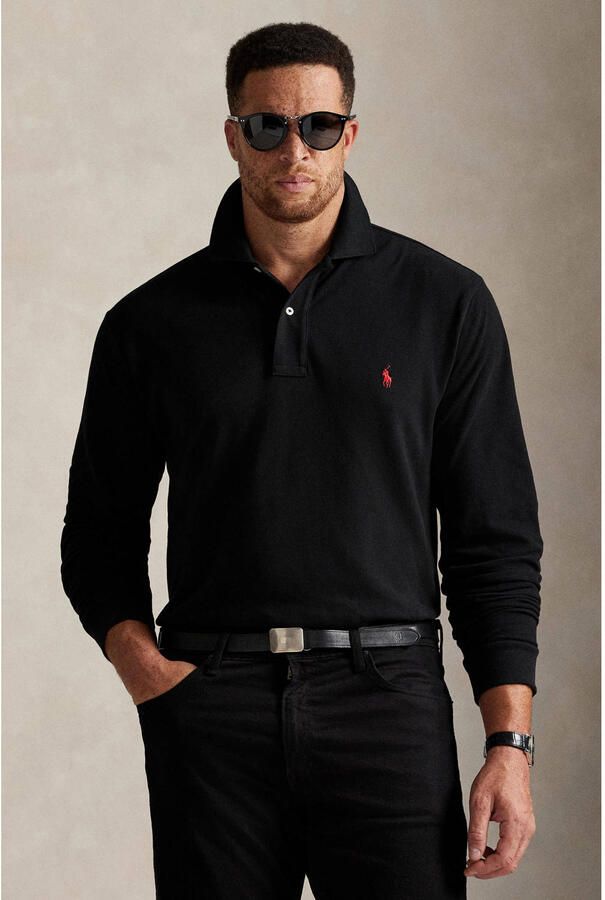 Polo Ralph Lauren Big & Tall Plus size poloshirt met labelstitching