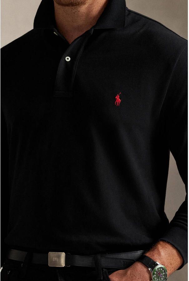 Polo Ralph Lauren Big & Tall Plus size poloshirt met labelstitching - Foto 2