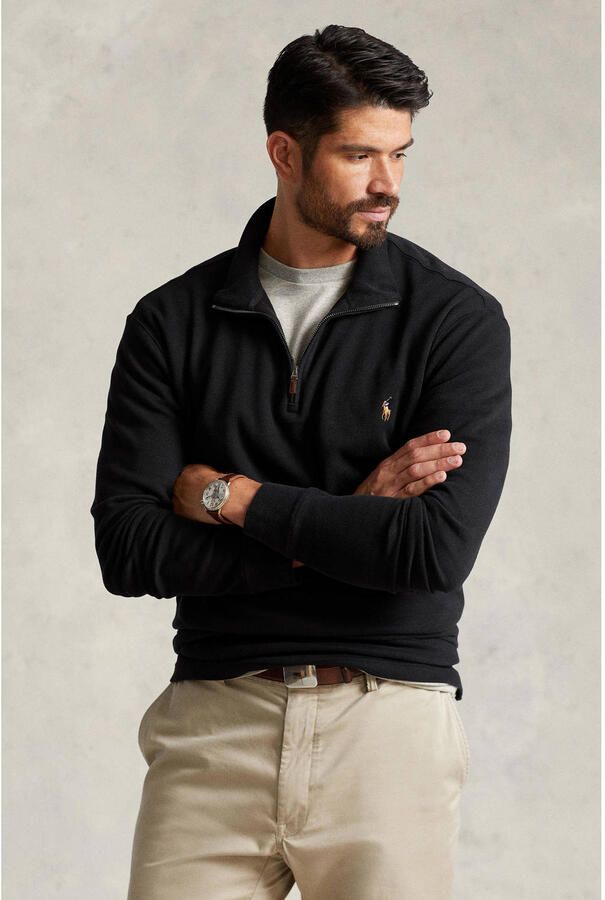 Polo Ralph Lauren Big & Tall PLUS SIZE gebreide pullover met labelstitching - Foto 3