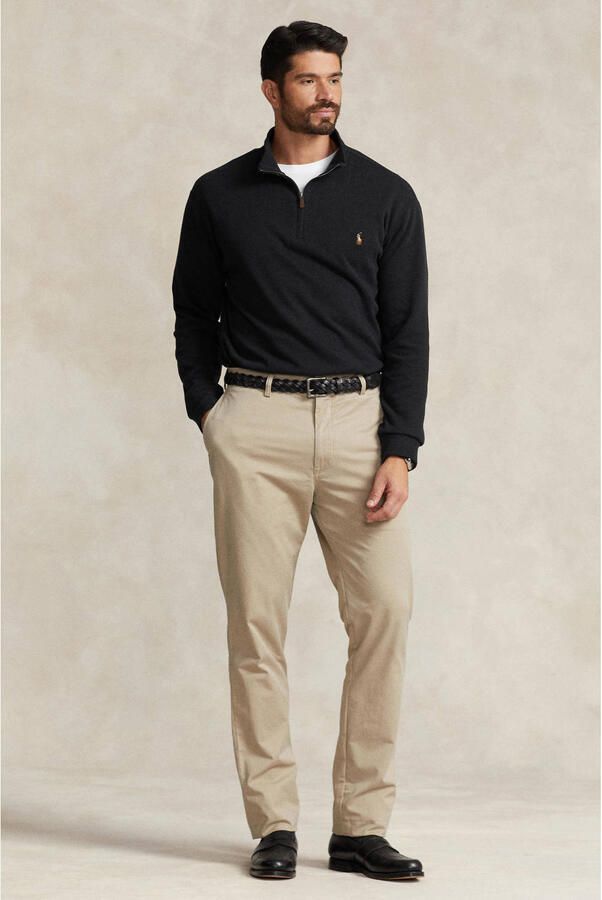 Polo Ralph Lauren Big & Tall PLUS SIZE gebreide pullover met labelstitching