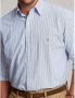 POLO Ralph Lauren Big & Tall +size gestreept regular fit overhemd blue white - Thumbnail 5