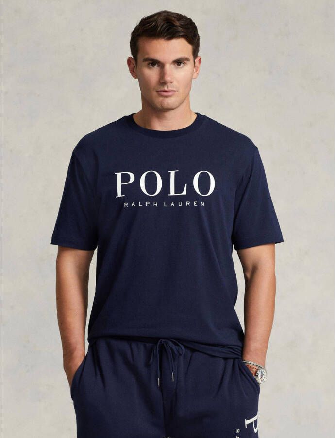 POLO Ralph Lauren Big & Tall +size +size T-shirt met logo Cruise Navy
