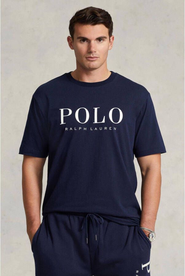 POLO Ralph Lauren Big & Tall +size +size T-shirt met logo Cruise Navy