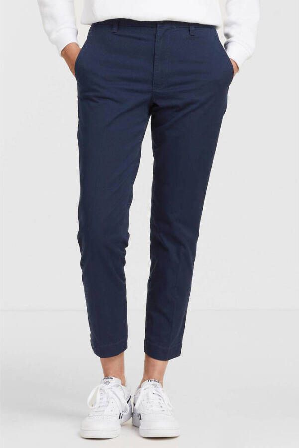 POLO Ralph Lauren cropped slim fit broek donkerblauw