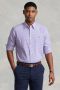 POLO Ralph Lauren geruit regular fit overhemd lavender white - Thumbnail 1