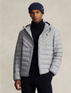 POLO Ralph Lauren gewatteerde jas met logo light grey heather