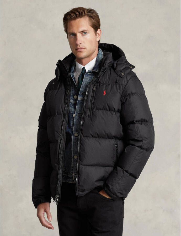 POLO Ralph Lauren gewatteerde jas van gerecycled polyester polo black - Foto 2