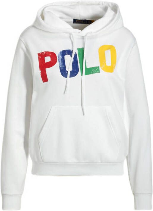 POLO Ralph Lauren hoodie met logo wit