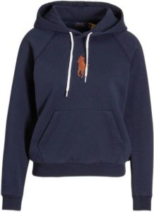 POLO Ralph Lauren hoodie met printopdruk en borduursels donkerblauw