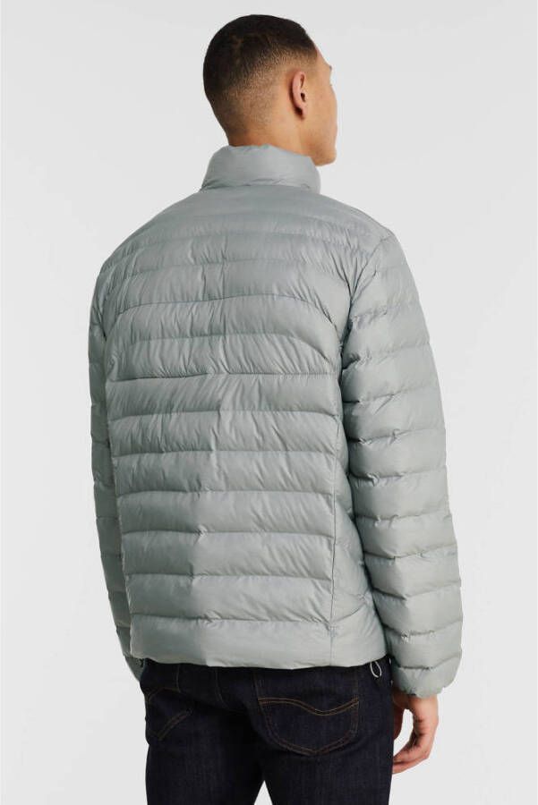 Polo Ralph Lauren Opvouwbare waterafstotende nylon gewatteerde jas Gray Heren