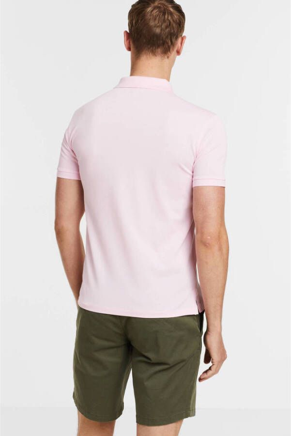 POLO Ralph Lauren slim fit polo met logo carmel pink