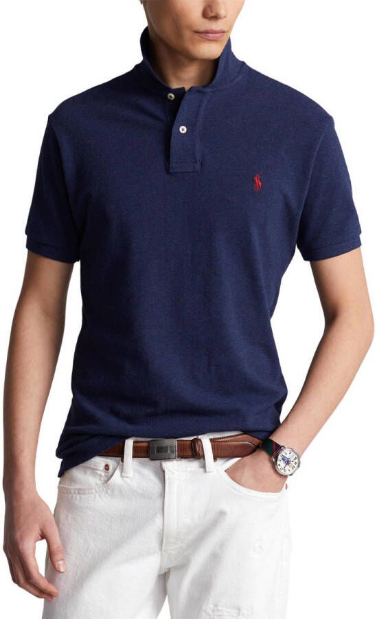 Polo Ralph Lauren Blauwe T-shirts en Polos Blue Heren