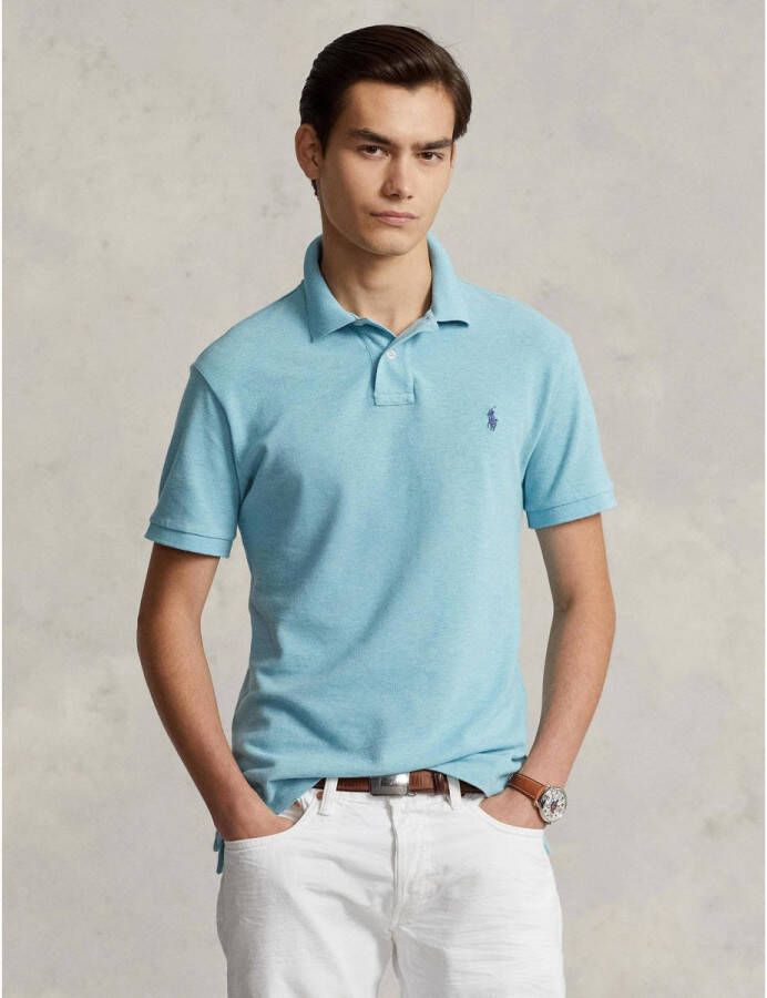 Polo Ralph Lauren Slim fit poloshirt met labelstitching