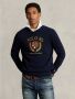 POLO Ralph Lauren pullover met printopdruk en borduursels navy combo - Thumbnail 1