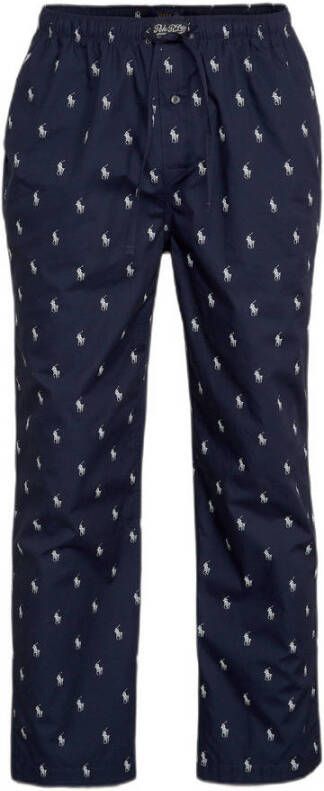 Polo Ralph Lauren Underwear Pyjamabroek met all-over logo model 'Aopp'