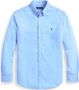 POLO Ralph Lauren regular fit overhemd met borduursels harbor island blue - Thumbnail 1