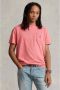 POLO Ralph Lauren regular fit T-shirt met linnen desert rose - Thumbnail 1