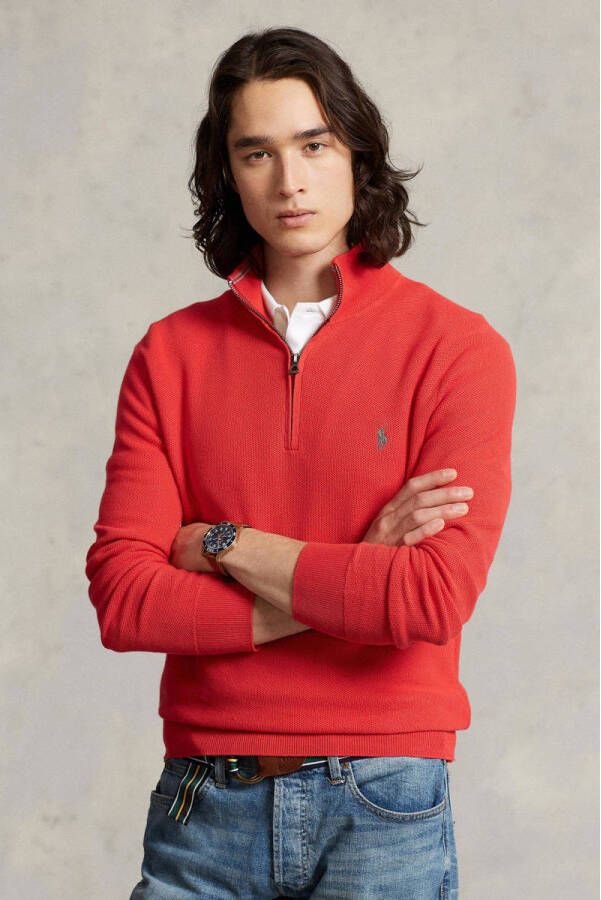 POLO Ralph Lauren schipperstrui met textuur red reef
