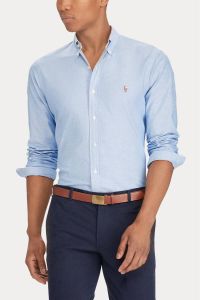 Polo Ralph Lauren Ralph Lauren overhemd Oxford Slim Fit lichtblauw