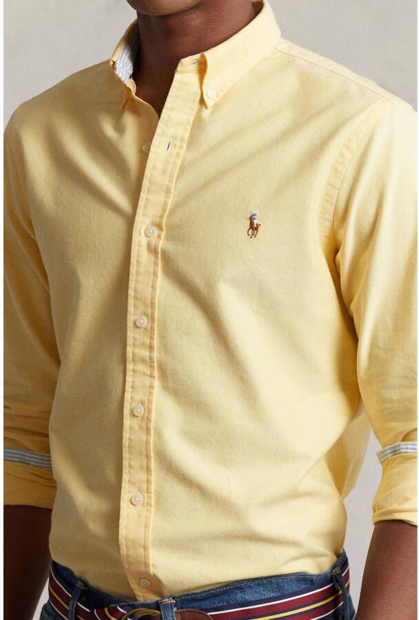 Polo Ralph Lauren Overhemd Lange Mouw CHEMISE COUPE DROITE EN OXFORD