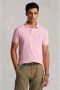 Polo Ralph Lauren Polo shirt met logo borduursel en geribbelde kraag en manchetten Pink Heren - Thumbnail 1