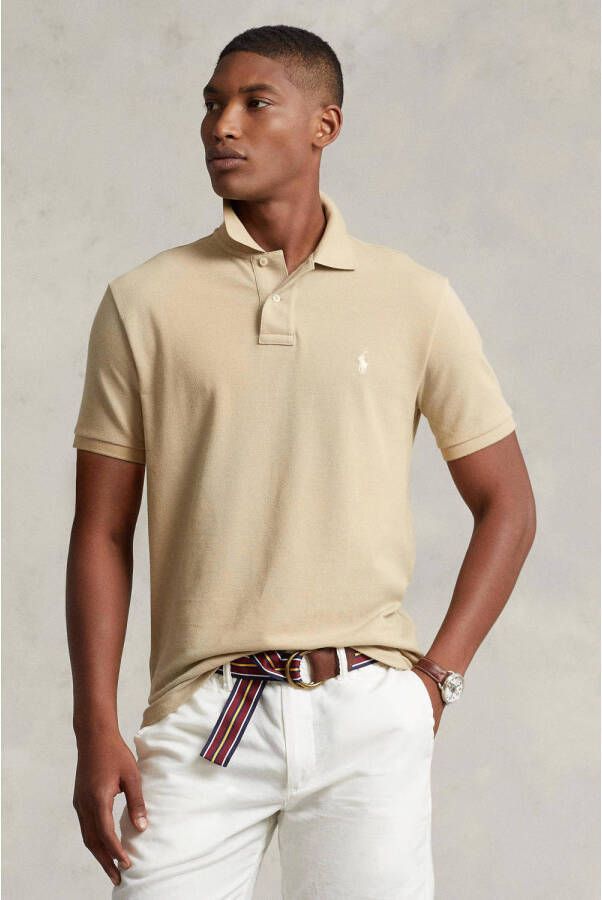 Polo Ralph Lauren Beige Polo T-shirt met korte mouwen Beige Heren