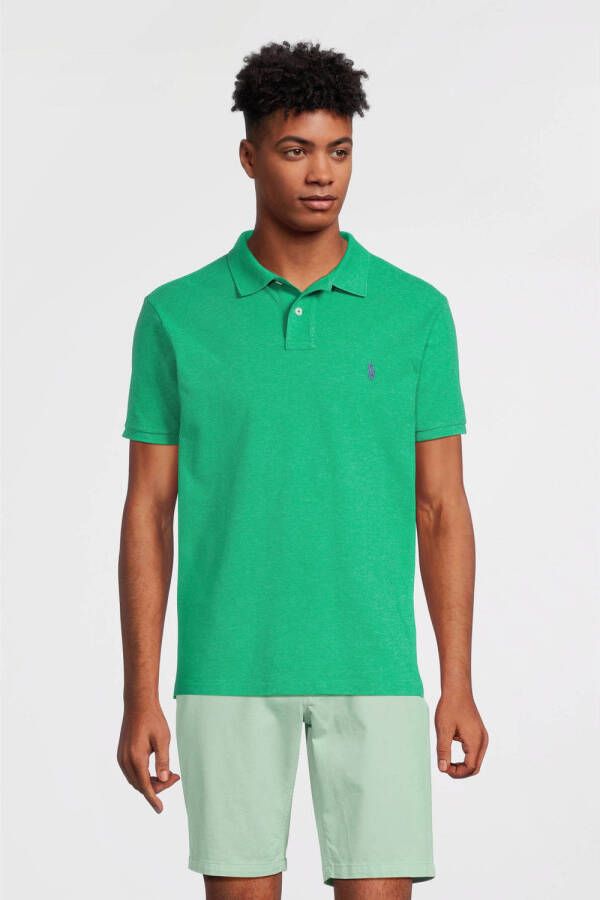 POLO Ralph Lauren slim fit polo palm green heather