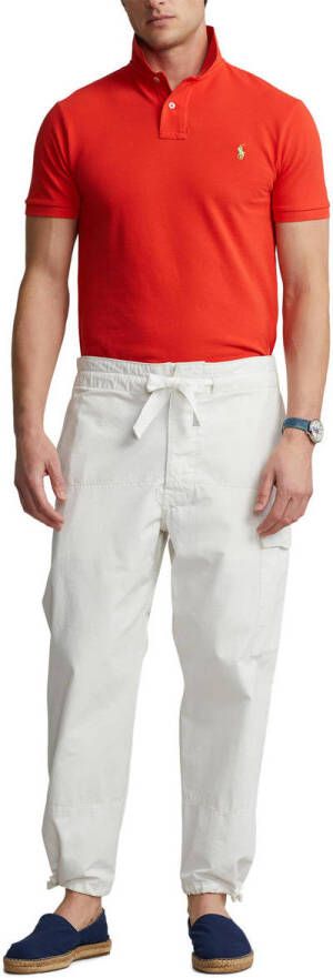 Ralph Lauren Rode Polo Shirt met Kraag en Pony Logo Red Heren