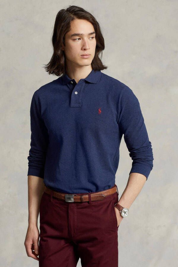POLO Ralph Lauren slim fit polo spring navy heather