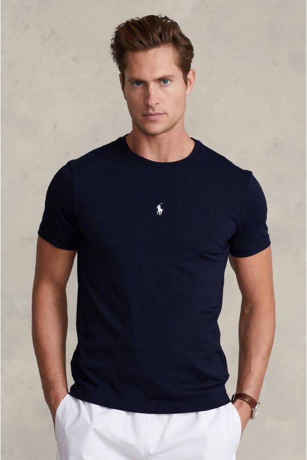 POLO Ralph Lauren slim fit T-shirt aviator navy