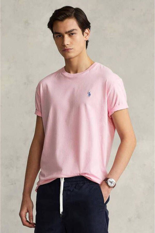 POLO Ralph Lauren slim fit T-shirt carmel pink