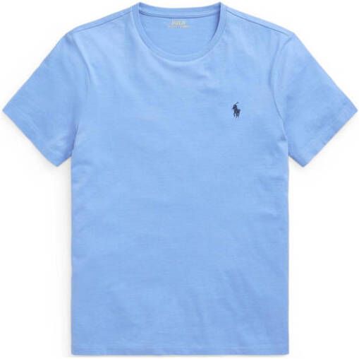 POLO Ralph Lauren slim fit T-shirt lichtblauw
