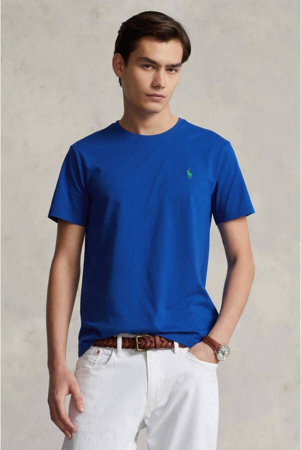 Ralph Lauren Stijlvolle Blauwe T-Shirt voor Mannen Blue Heren