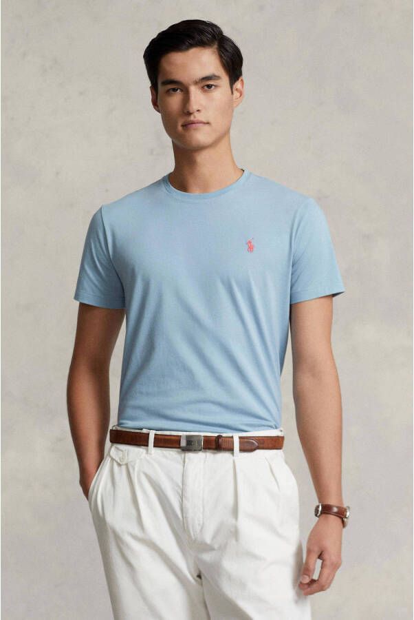 POLO Ralph Lauren slim fit T-shirt vessel blue
