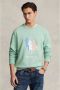POLO Ralph Lauren sweater met printopdruk essex green - Thumbnail 1