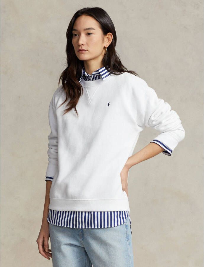 Polo Ralph Lauren Comfortabele en stijlvolle sweatshirt voor vrouwen White Dames