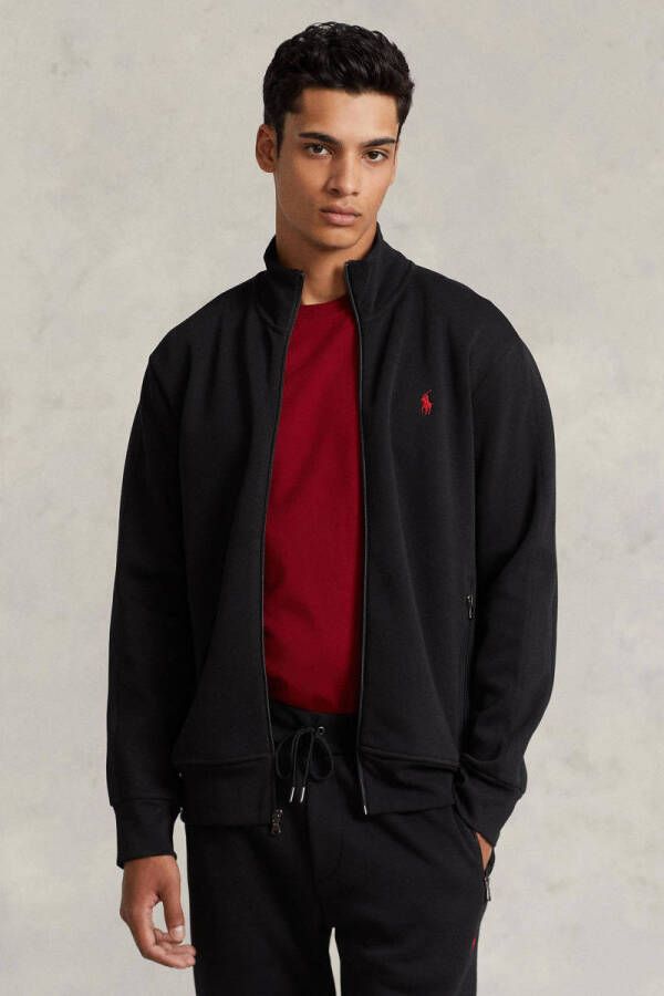 Polo Ralph Lauren Sweatjack met opstaande kraag en ritszakken