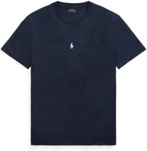 Polo Ralph Lauren T-shirt Korte Mouw T-SHIRT AJUSTE EN COTON LOGO CENTRAL