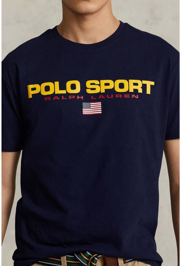 POLO Ralph Lauren T-shirt met printopdruk cruise navy
