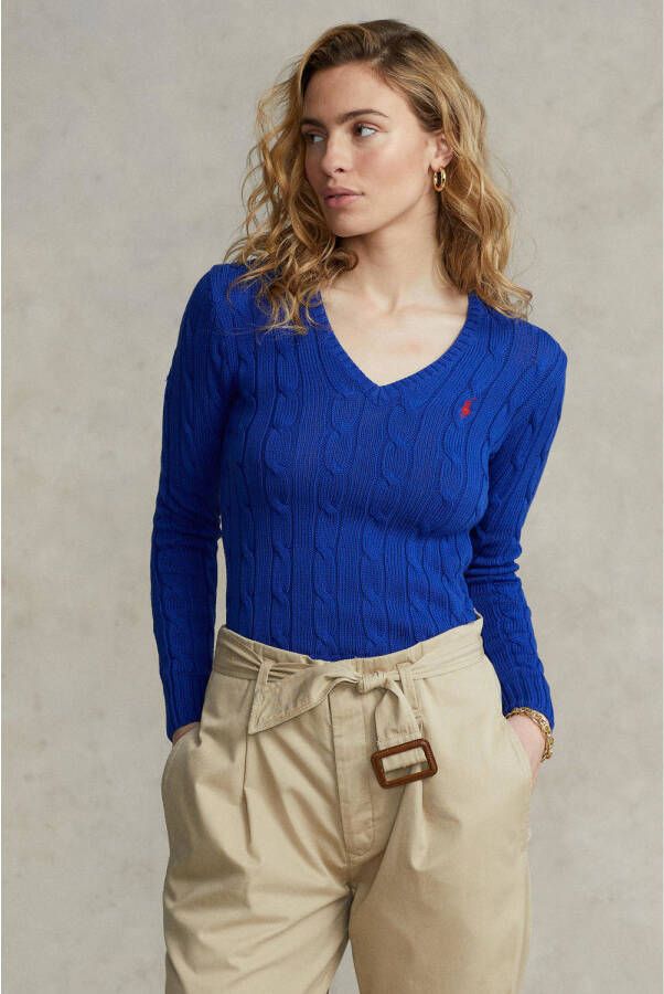 Ralph Lauren Stijlvolle Polo Sweaters Collectie Blue Dames