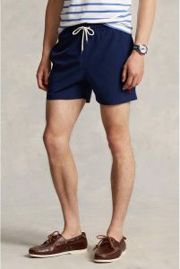 Polo Ralph Lauren Zwembroek met logostitching model 'TRAVELER'