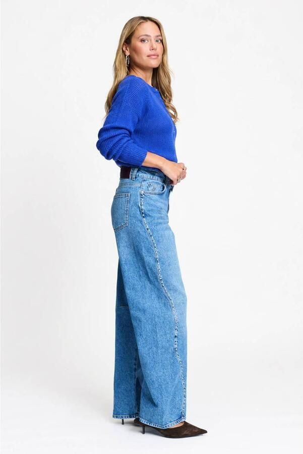 POM Amsterdam barrel jeans mediumblauw - Foto 2