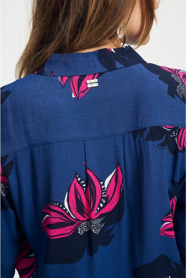 POM AMSTERDAM Dames Blouses Mila Delicay Blauw - Foto 6