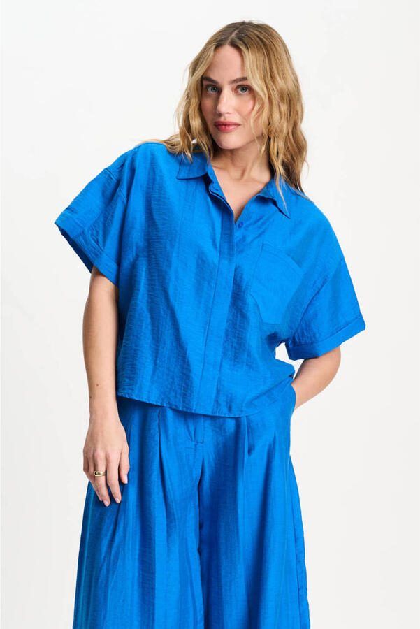 POM Amsterdam blouse blauw
