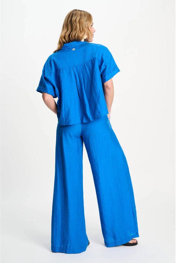 POM Amsterdam blouse blauw - Foto 3