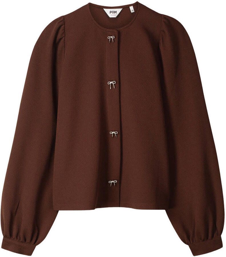 POM Amsterdam blousetop bruin