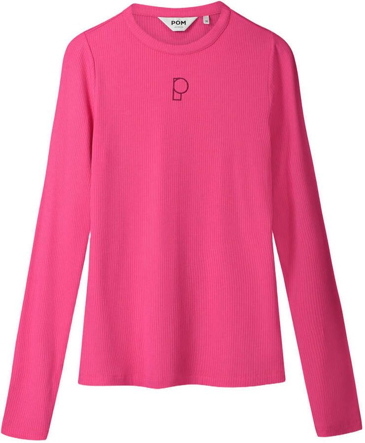 POM Amsterdam gebreide top fuchsia